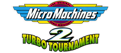 Micro Machines 2: Turbo Tournament logo for Sega Mega Drive